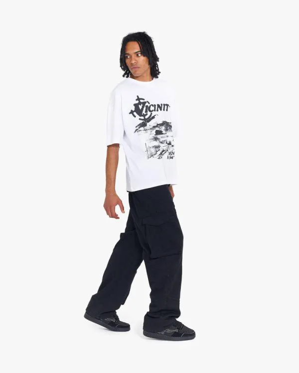 94 TEE BLACK/WHITE - T-Shirts - streetwear Avenue Wear
