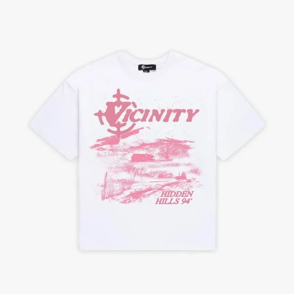 94 tee pink white - Avenue Wear