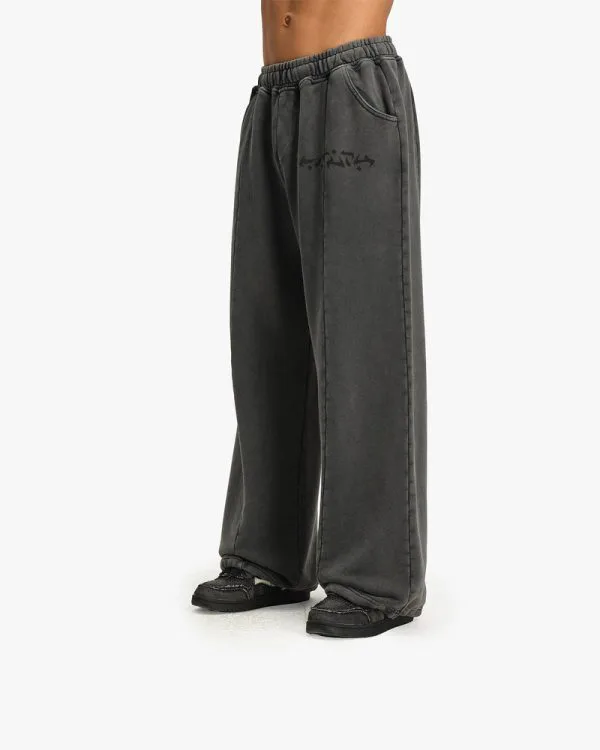 ACID WASHED JOGGER DARK GREY - Pantalons & Jorts - streetwear Avenue Wear