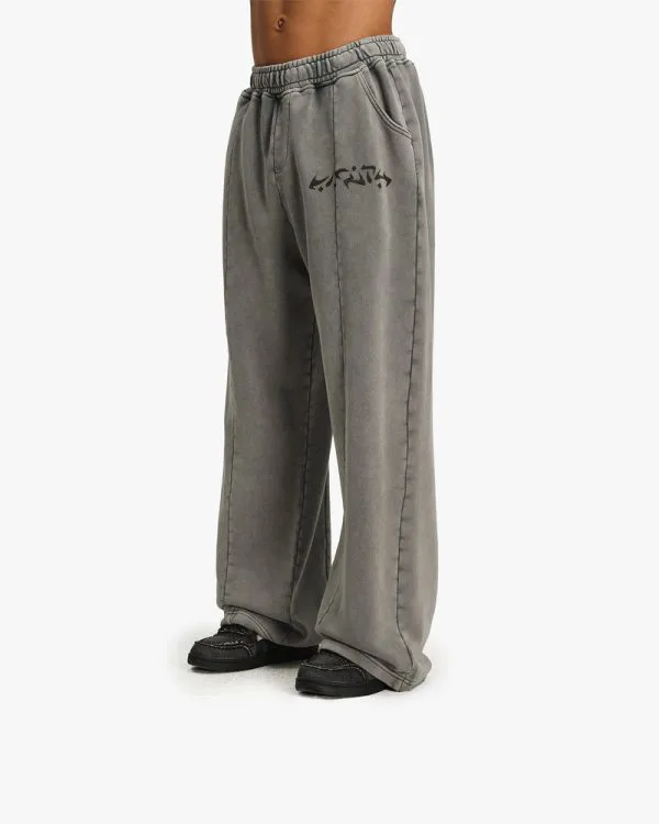 ACID WASHED JOGGER LIGHT GREY - Pantalons & Jorts - streetwear Avenue Wear