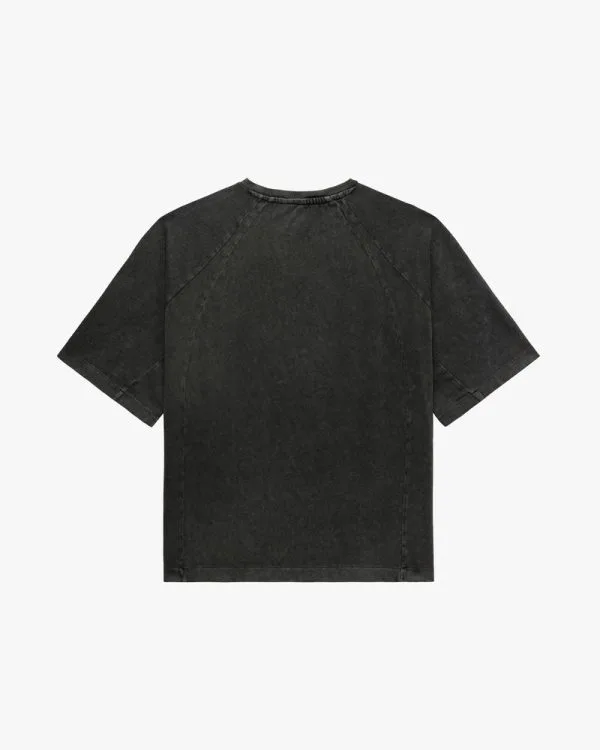 ACID WASHED TEE DARK GREY - T-Shirts - streetwear Avenue Wear