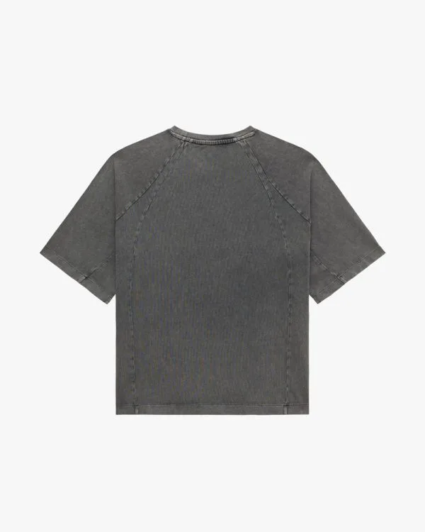 ACID WASHED TEE LIGHT GREY - T-Shirts - streetwear Avenue Wear