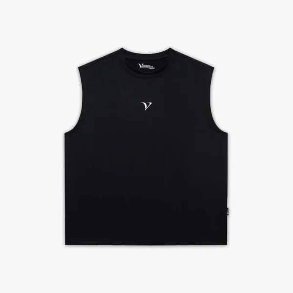 Activewear boxy tanktop black - Avenue Wear