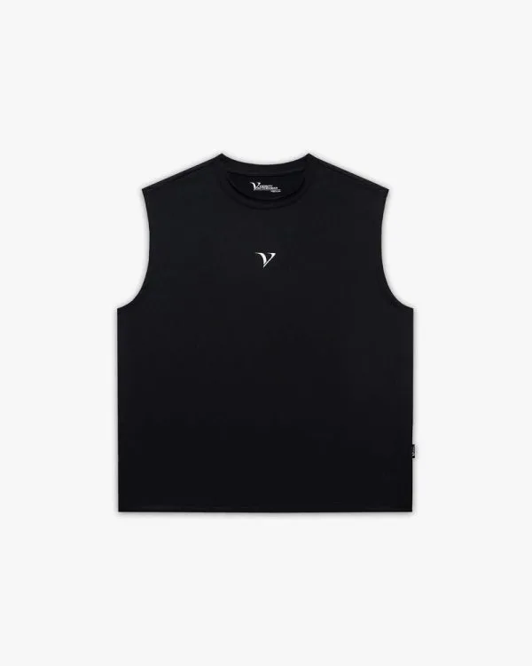 Activewear boxy tanktop black - Avenue Wear