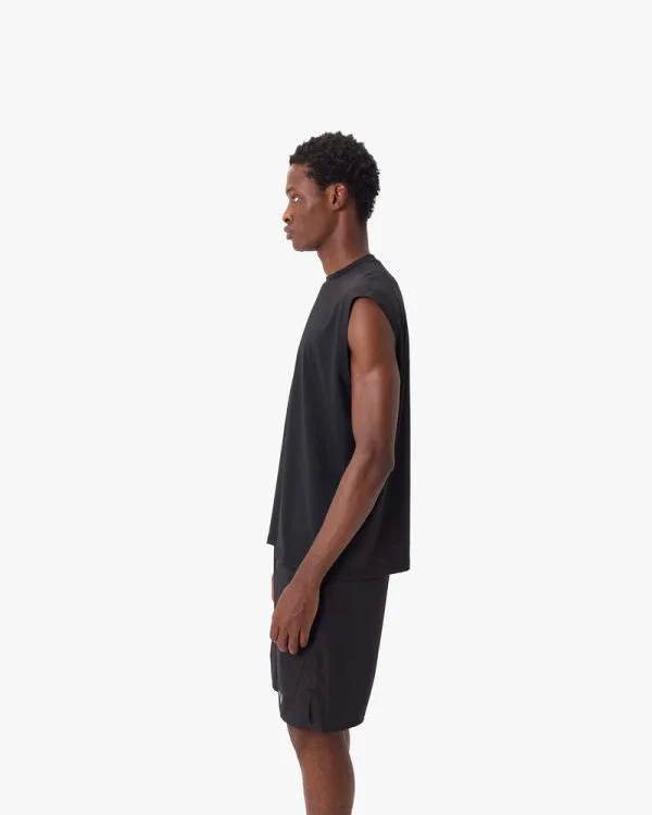 ACTIVEWEAR BOXY TANKTOP BLACK - T-Shirts - streetwear Avenue Wear