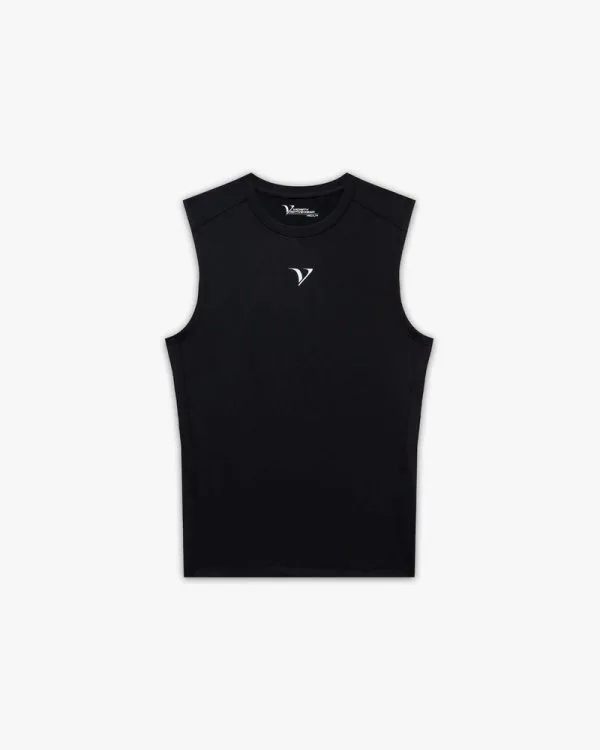 Activewear compression tanktop black - Avenue Wear