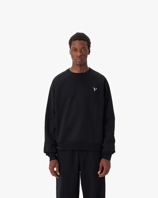 ACTIVEWEAR SWEATER BLACK - Sweats & Hoodies - streetwear Avenue Wear
