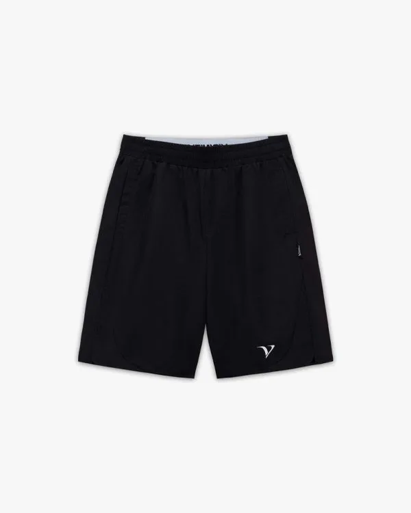 Activewear track shorts black - Avenue Wear