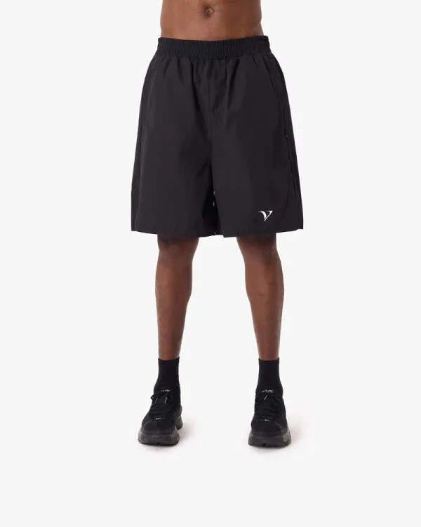 ACTIVEWEAR TRACK SHORTS BLACK - Pantalons & Jorts - streetwear Avenue Wear