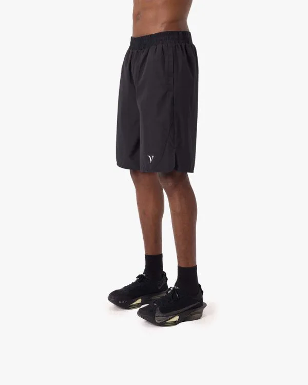 ACTIVEWEAR TRACK SHORTS BLACK - Pantalons & Jorts - streetwear Avenue Wear