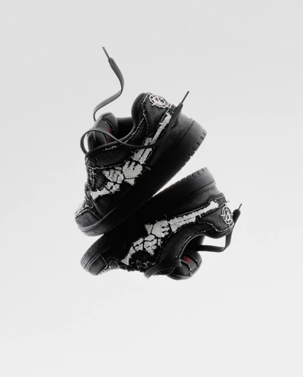 AKIMBO LOWS "ASPHALT BLACK" - Sneakers & Slides - streetwear Avenue Wear