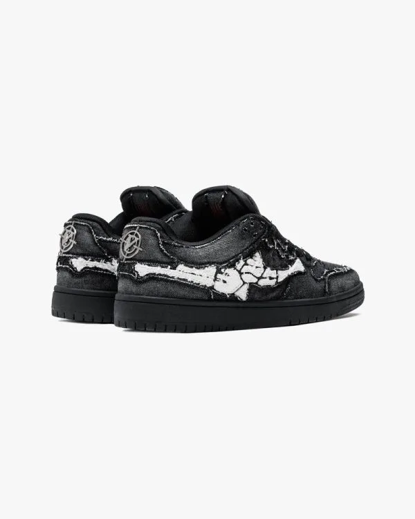 AKIMBO LOWS "ASPHALT BLACK" - Sneakers & Slides - streetwear Avenue Wear