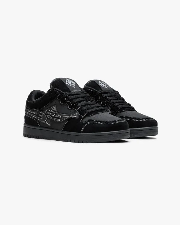 AKIMBO LOWS "BLACK PHANTOM" - Sneakers & Slides - streetwear Avenue Wear