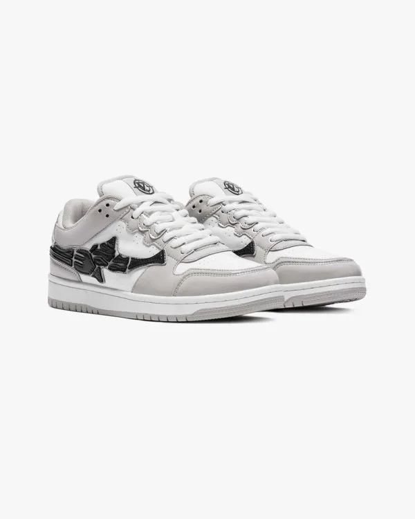 AKIMBO LOWS "GLOSSY GREY" - Sneakers & Slides - streetwear Avenue Wear