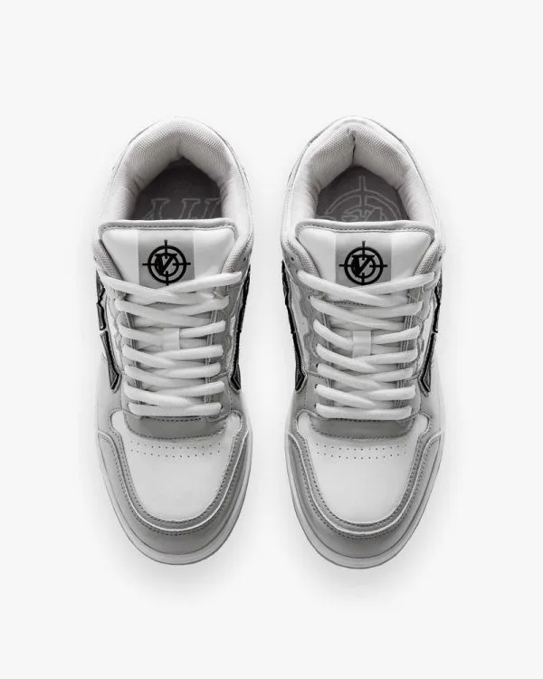AKIMBO LOWS "GLOSSY GREY" - Sneakers & Slides - streetwear Avenue Wear
