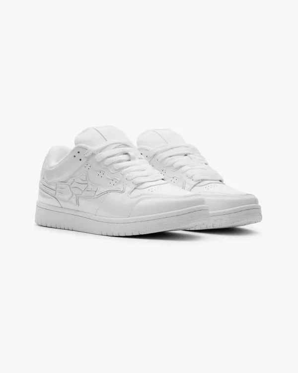 AKIMBO LOWS "GLOSSY WHITE" - Sneakers & Slides - streetwear Avenue Wear