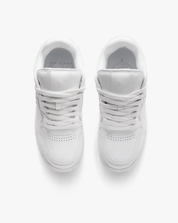 AKIMBO LOWS "GLOSSY WHITE" - Sneakers & Slides - streetwear Avenue Wear