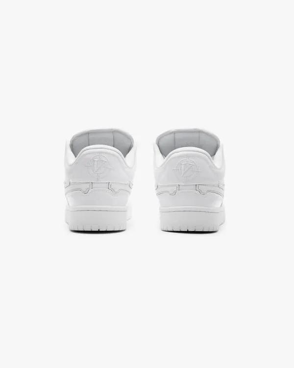 AKIMBO LOWS "GLOSSY WHITE" - Sneakers & Slides - streetwear Avenue Wear