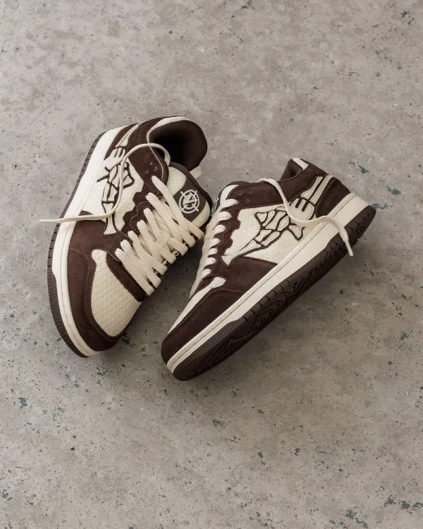 AKIMBO LOWS "ROMBO BROWN" - Sneakers & Slides - streetwear Avenue Wear