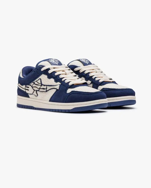 AKIMBO LOWS "ROMBO DARK BLUE" - Sneakers & Slides - streetwear Avenue Wear