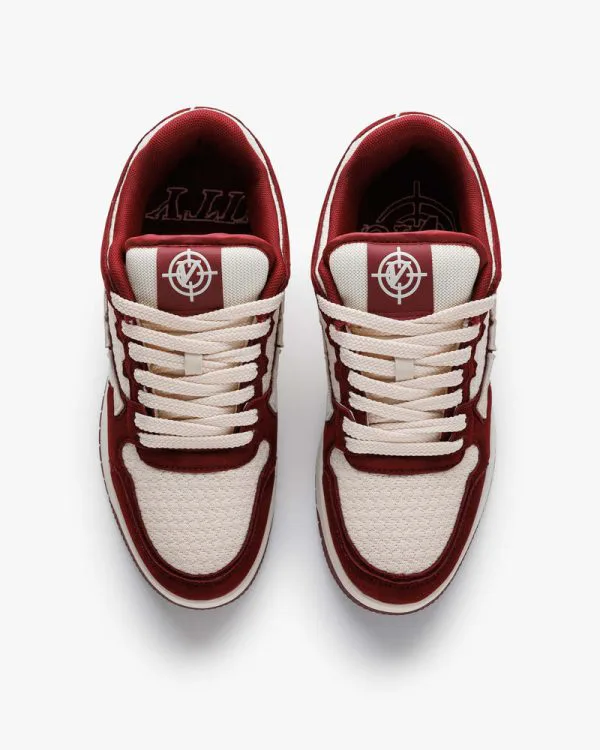 AKIMBO LOWS "ROMBO WINE RED" - Sneakers & Slides - streetwear Avenue Wear