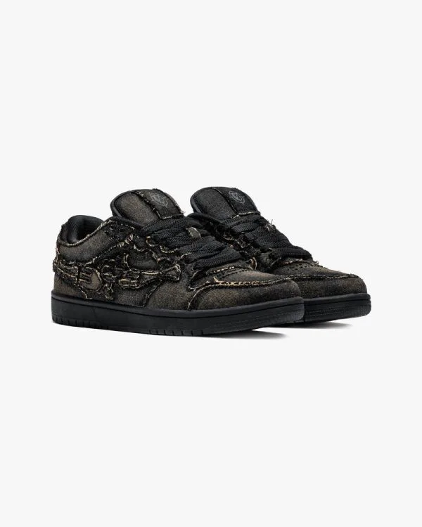 AKIMBO LOWS "RUSTED BLACK" - Sneakers & Slides - streetwear Avenue Wear