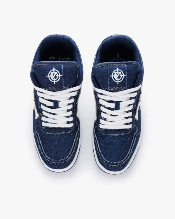 AKIMBO LOWS "SELVEDGE DENIM BLUE" - Sneakers & Slides - streetwear Avenue Wear