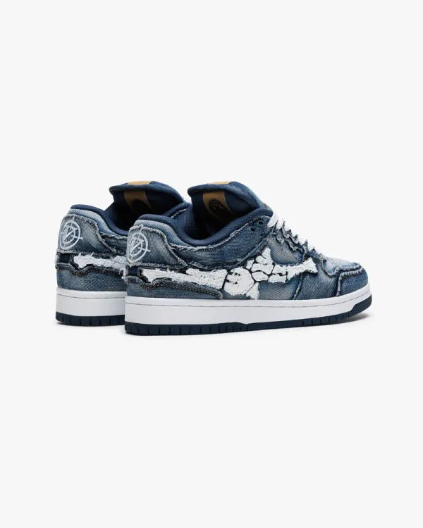 AKIMBO LOWS "SERGE BLUES" - Sneakers & Slides - streetwear Avenue Wear