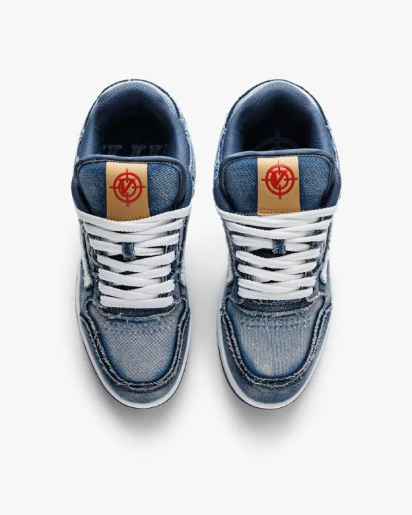 AKIMBO LOWS "SERGE BLUES" - Sneakers & Slides - streetwear Avenue Wear