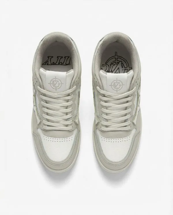 AKIMBO LOWS "STONE GREY" - Sneakers & Slides - streetwear Avenue Wear