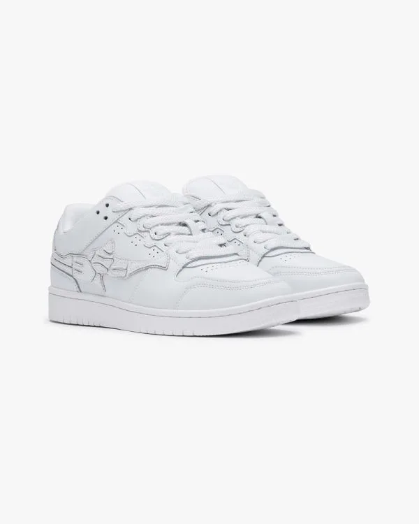 AKIMBO LOWS "TRIPLE WHITE" - Sneakers & Slides - streetwear Avenue Wear
