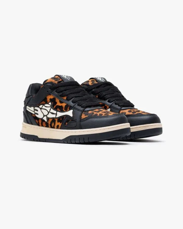 AKIMBO LOWS V2 "BLACK LEOPARD" - Sneakers & Slides - streetwear Avenue Wear