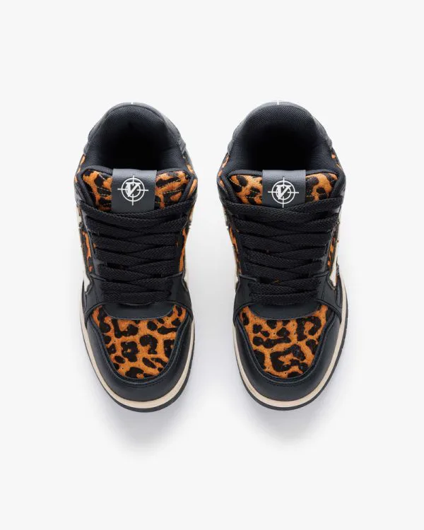 AKIMBO LOWS V2 "BLACK LEOPARD" - Sneakers & Slides - streetwear Avenue Wear
