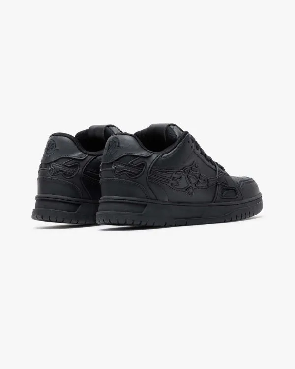 AKIMBO LOWS V2 "PURE BLACK" - Sneakers & Slides - streetwear Avenue Wear