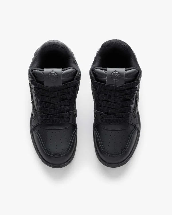 AKIMBO LOWS V2 "PURE BLACK" - Sneakers & Slides - streetwear Avenue Wear