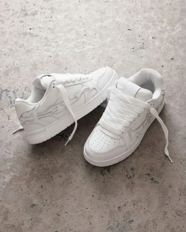 AKIMBO LOWS V2 "PURE WHITE" - Sneakers & Slides - streetwear Avenue Wear