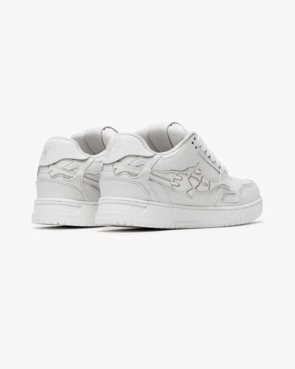 AKIMBO LOWS V2 "PURE WHITE" - Sneakers & Slides - streetwear Avenue Wear