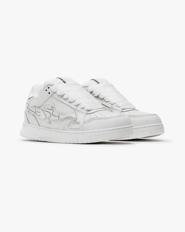 AKIMBO LOWS V2 "PURE WHITE" - Sneakers & Slides - streetwear Avenue Wear