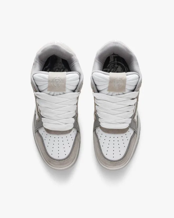 AKIMBO LOWS V2 "STONE GREY" - Sneakers & Slides - streetwear Avenue Wear