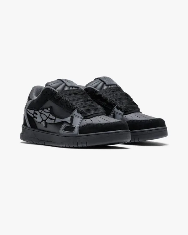 AKIMBO LOWS V2 "TRIPLE BLACK" - Sneakers & Slides - streetwear Avenue Wear