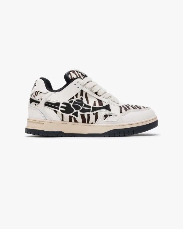 Akimbo lows v2 white zebra - Avenue Wear