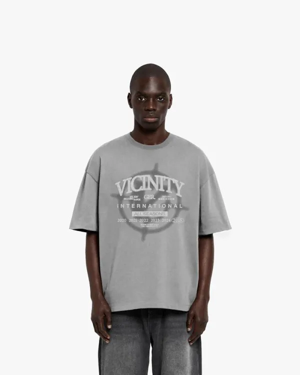 ALL SEASONS TEE GREY - T-Shirts - streetwear Avenue Wear