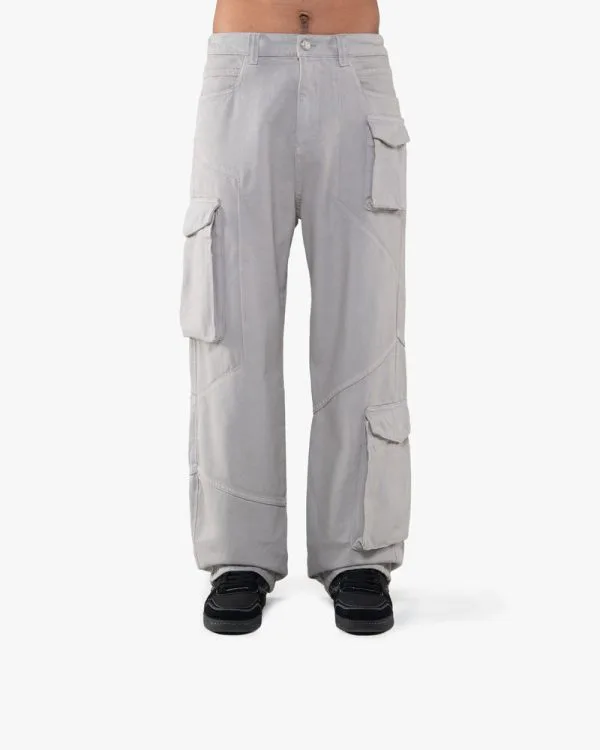 ASYMETRICAL CARGOPANTS DARK GREY - Pantalons & Jorts - streetwear Avenue Wear