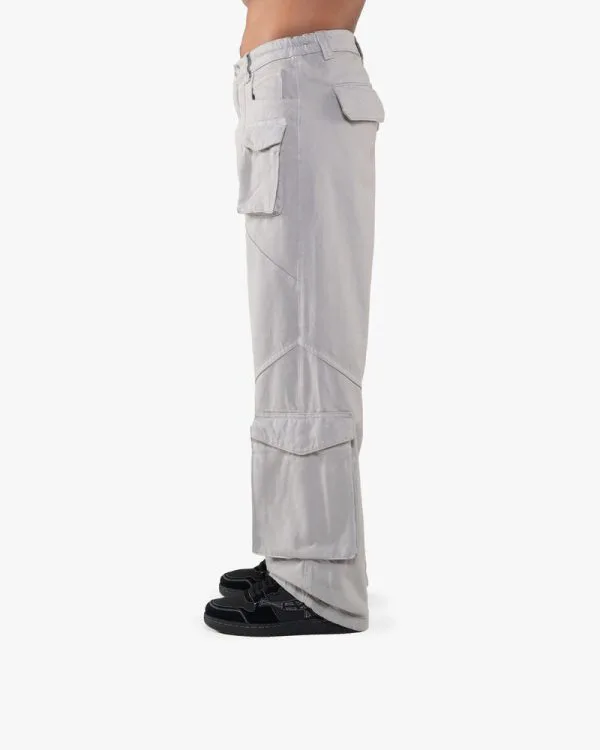 ASYMETRICAL CARGOPANTS DARK GREY - Pantalons & Jorts - streetwear Avenue Wear