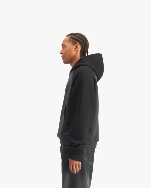 BICOLOR SHOOTING HOUSE HOODIE DARK GREY/BLACK - Sweats & Hoodies - streetwear Avenue Wear