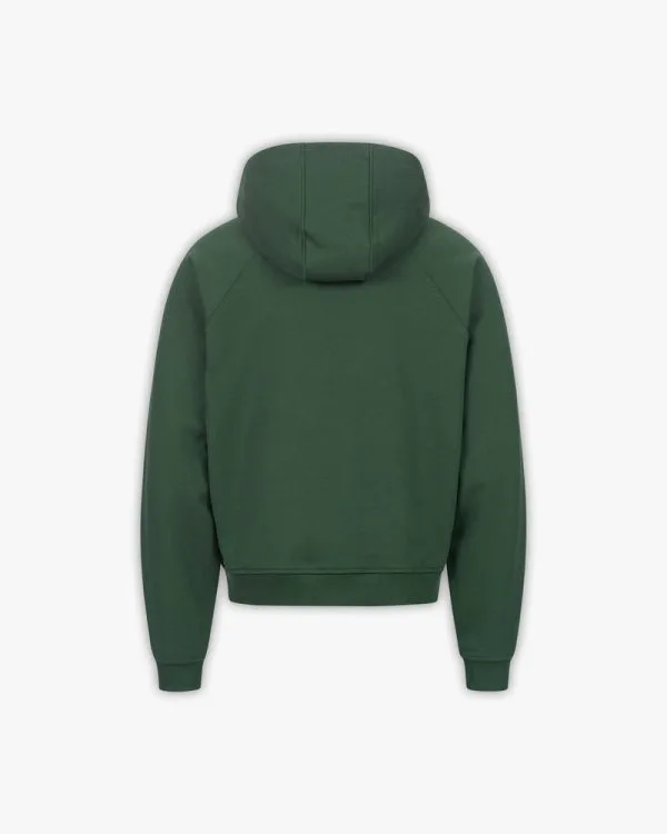 BINARY 2.0 ZIP HOODIE DARK GREEN - Sweats & Hoodies - streetwear Avenue Wear