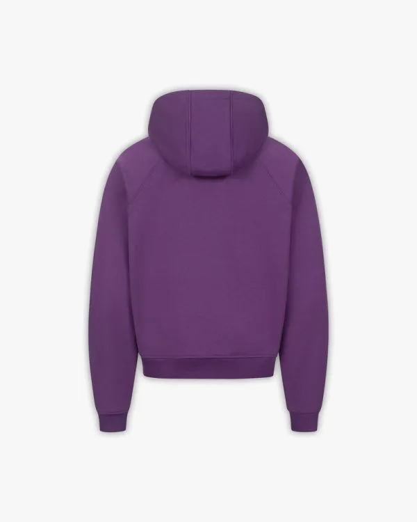 BINARY 2.0 ZIP HOODIE PURPLE - Sweats & Hoodies - streetwear Avenue Wear