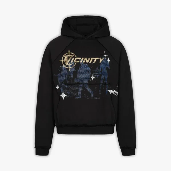Binary insideout hoodie black - Avenue Wear