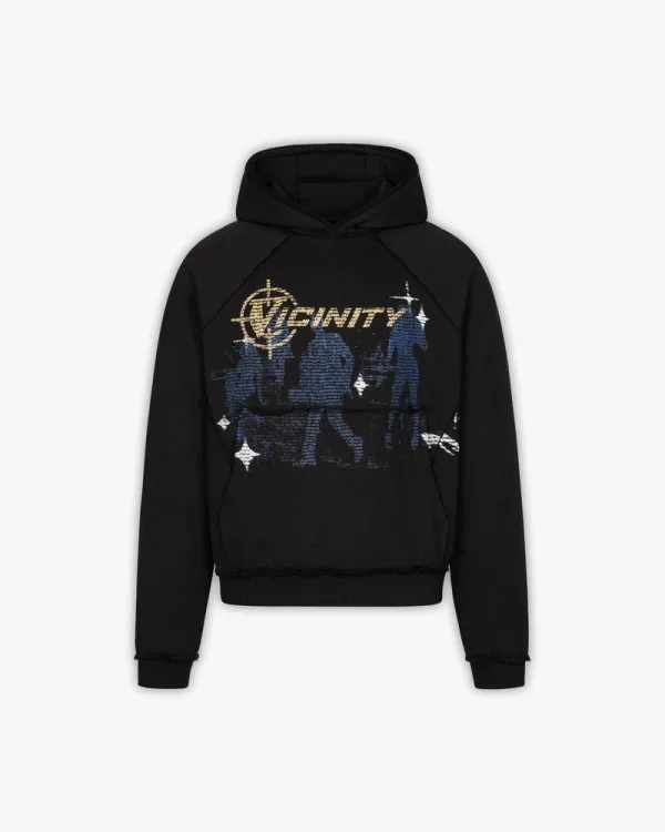 Binary insideout hoodie black - Avenue Wear