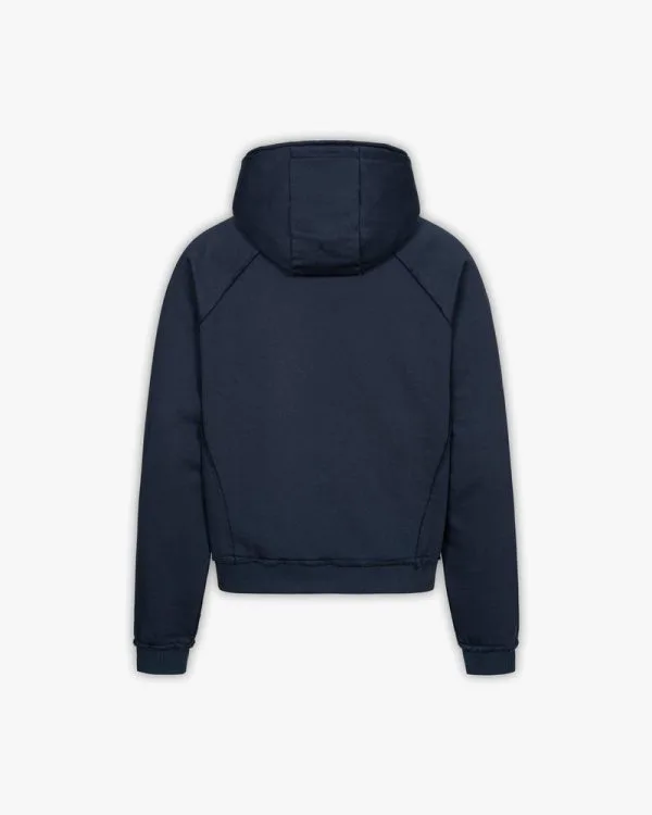 BINARY INSIDEOUT HOODIE NAVY BLUE - Sweats & Hoodies - streetwear Avenue Wear